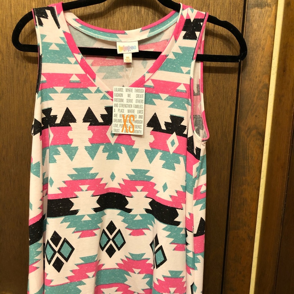 Aztec print tunic tank
